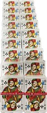 20Pg x 55 Stk 10Pg Rot / 10Pg Blau Romme Spielkarten Skat Poker Premium Karten