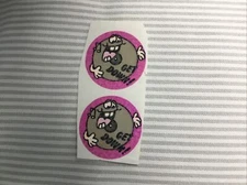 vintage scratch n sniff 2 matte stickers trend? records get down