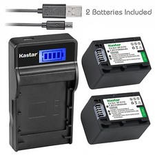 NP-FV70 Battery LCD Slim Charger for Sony HDR-PJ790V PJ810 TD10 TD20V TD30V