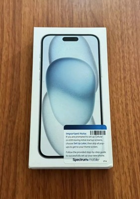 Apple iPhone 15 Plus - 128GB - Blue (For Spectrum Only) Open Box - 100% Battery
