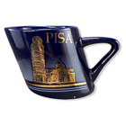 Italia Pisa Leaning Tower Of Pisa Slanted Mug Cup Italy Souvenir Cobalt Blue Mug — photo 8