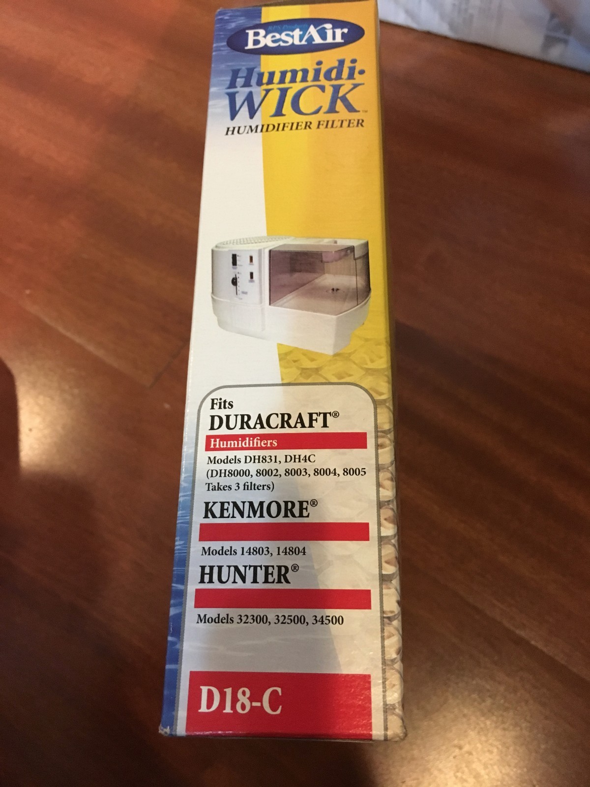 BestAir Extended Life Humidiwick D18-C Humidifier Wick Filter D18C BEST AIR 