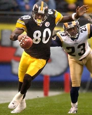 PLAXICO BURRESS 8X10 PHOTO PITTSBURGH STEELERS NFL FOOTBALL