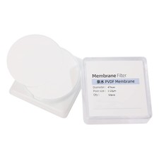 PVDF Disc Membrane Filters Hydrophilic 47mm Diameter 0.22 m Filter Paper 100/PK