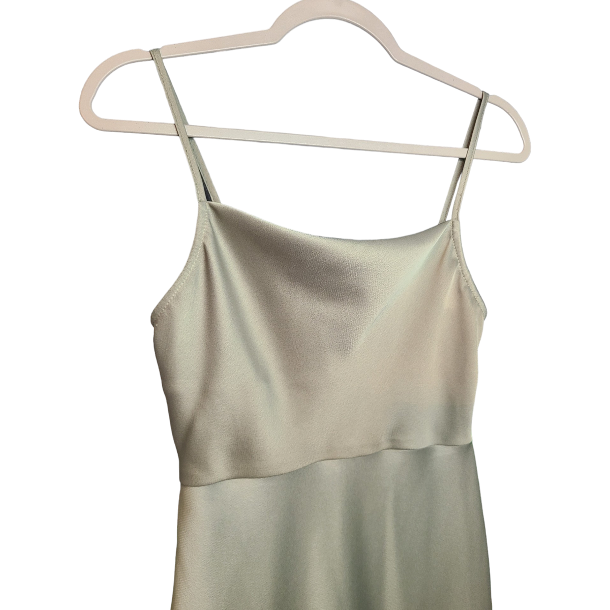 bhldn cali satin charmeuse midi dress Bhldn Cali Satin Charmeuse Midi Dress In Green