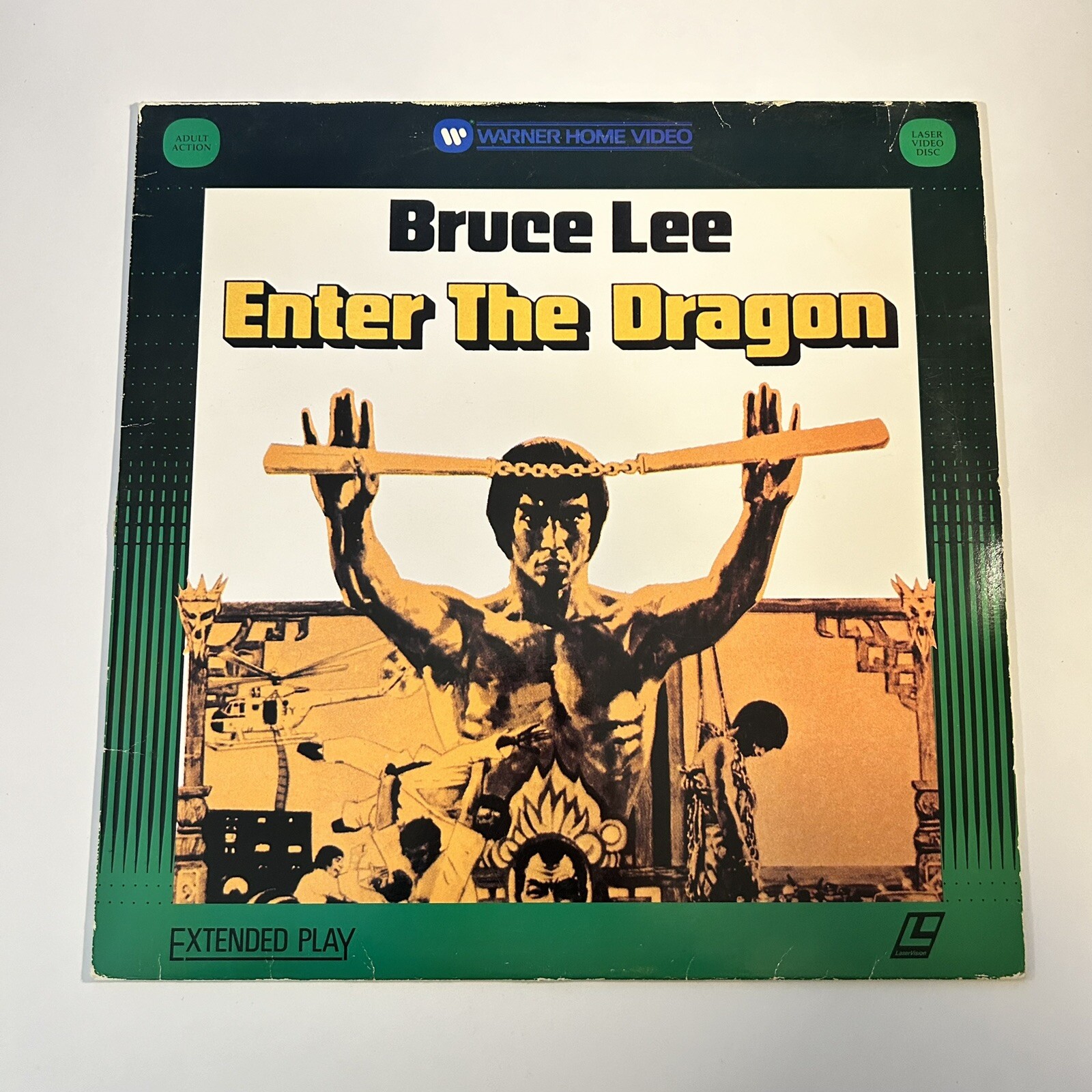 Enter the Dragon LaserDisc LD 1973 Martial Arts Bruce Lee Classic Film