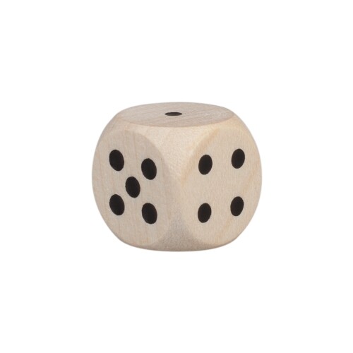Dice - 0 15/32in - Wood - Nature - Picture 2 of 3