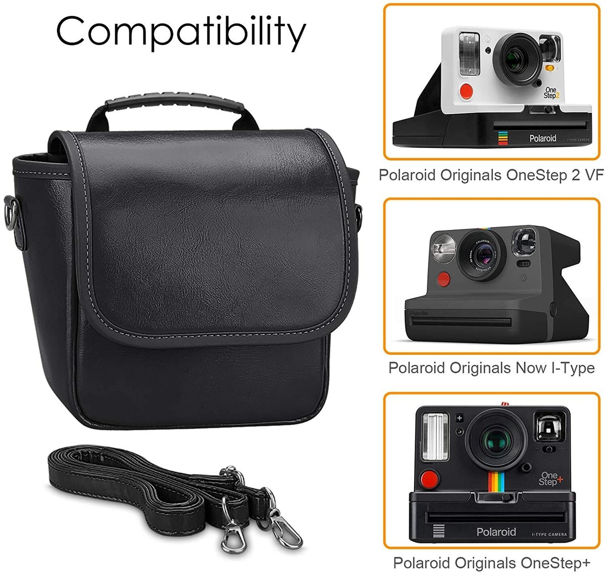 For Polaroid Originals OneStep+ Now I-Type Camera Carrying Case Travel Bag