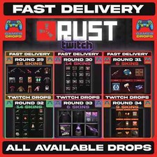RUST Twitch Drops - ALL AVAILABLE SKINS - Rou...