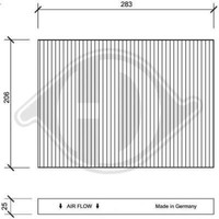 Diederichs Innenraumfilter Aktivkohlefilter FüR VW Golf IV 1J1 DCI1005