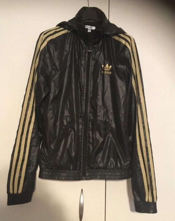 Jacket Adidas Black And Gold Hoodie Women's Adidas Originals