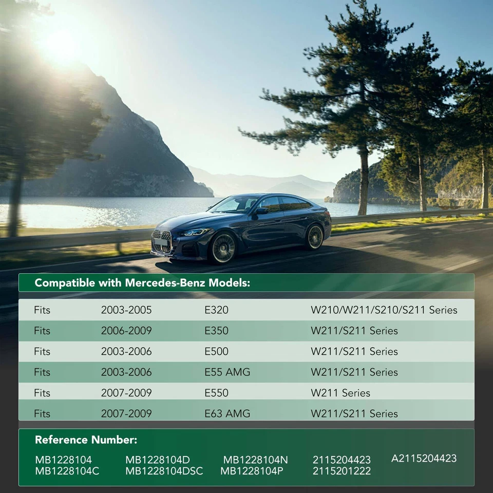 Protector contra salpicaduras inferior delantero del motor debajo de la cubierta para Mercedes-Benz E320 E350 E500 Foto 2 de 4