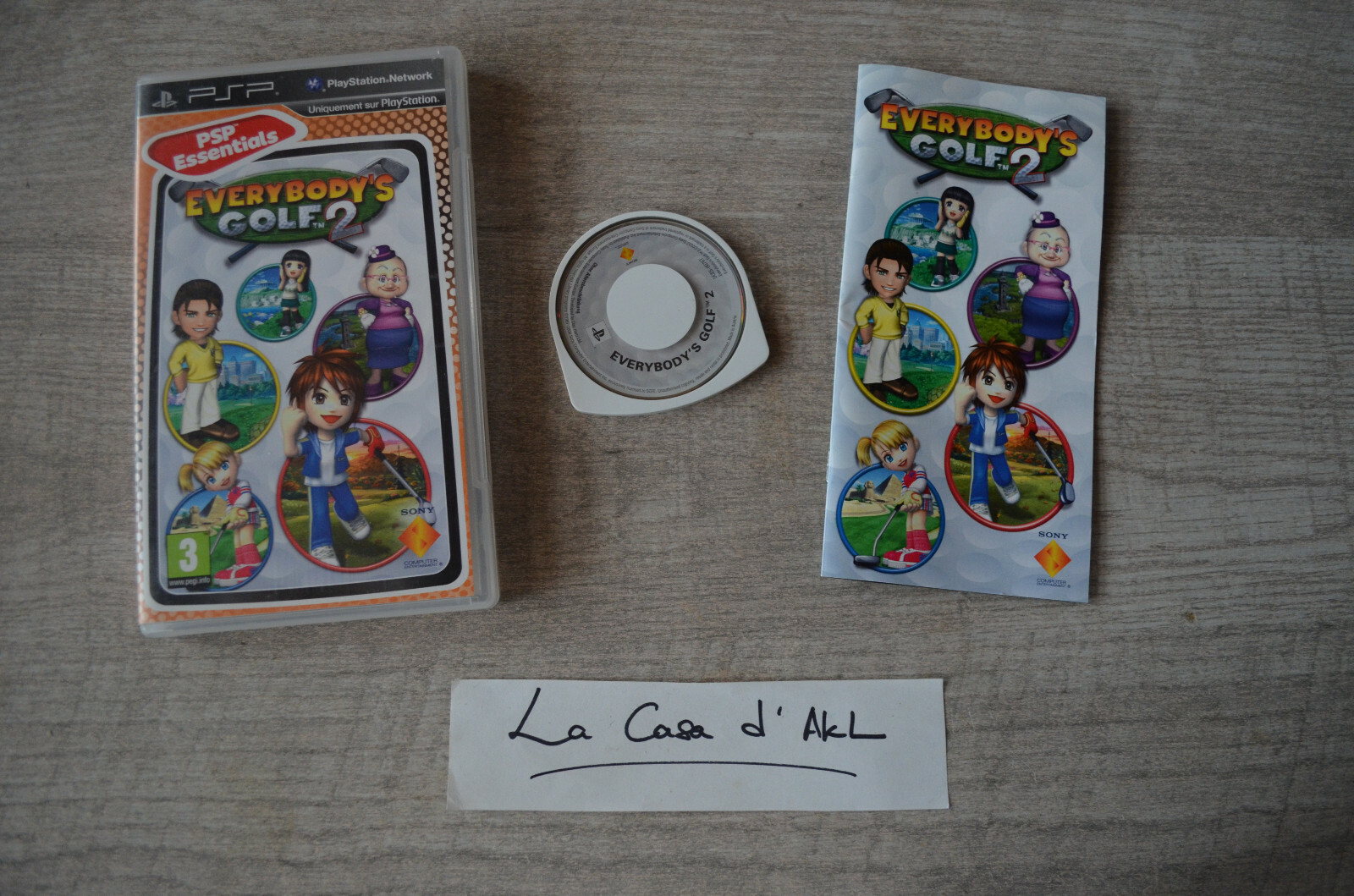 Everybody's Golf 2 complet sur PSP FR TBE Taito