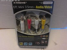 6 foot Mini 3.5 mm Audio/Video cable NEW