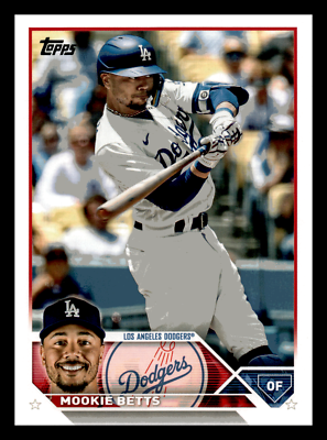 2023 Topps Mookie Betts #50 Los Angeles Dodgers Centered Mint | eBay
