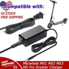 42V AC Adapter for Macwheel MX1 MX2 MX3 MX Pro Scooter Power Supply PSU Mains