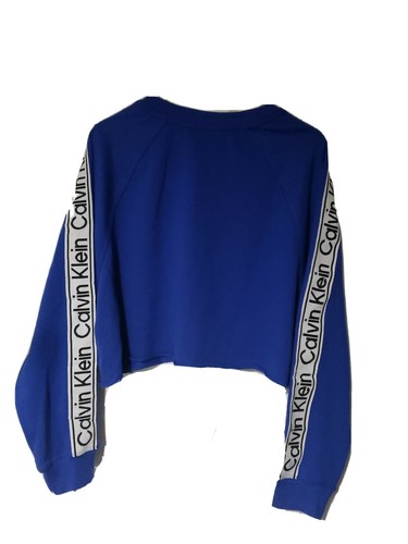 Calvin Klein Womens X-Large Blue Long Sleeve Top - Picture 2 of 2
