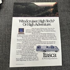 1985 Itasca Windcruiser Motorhome RV Camper Advertisement 