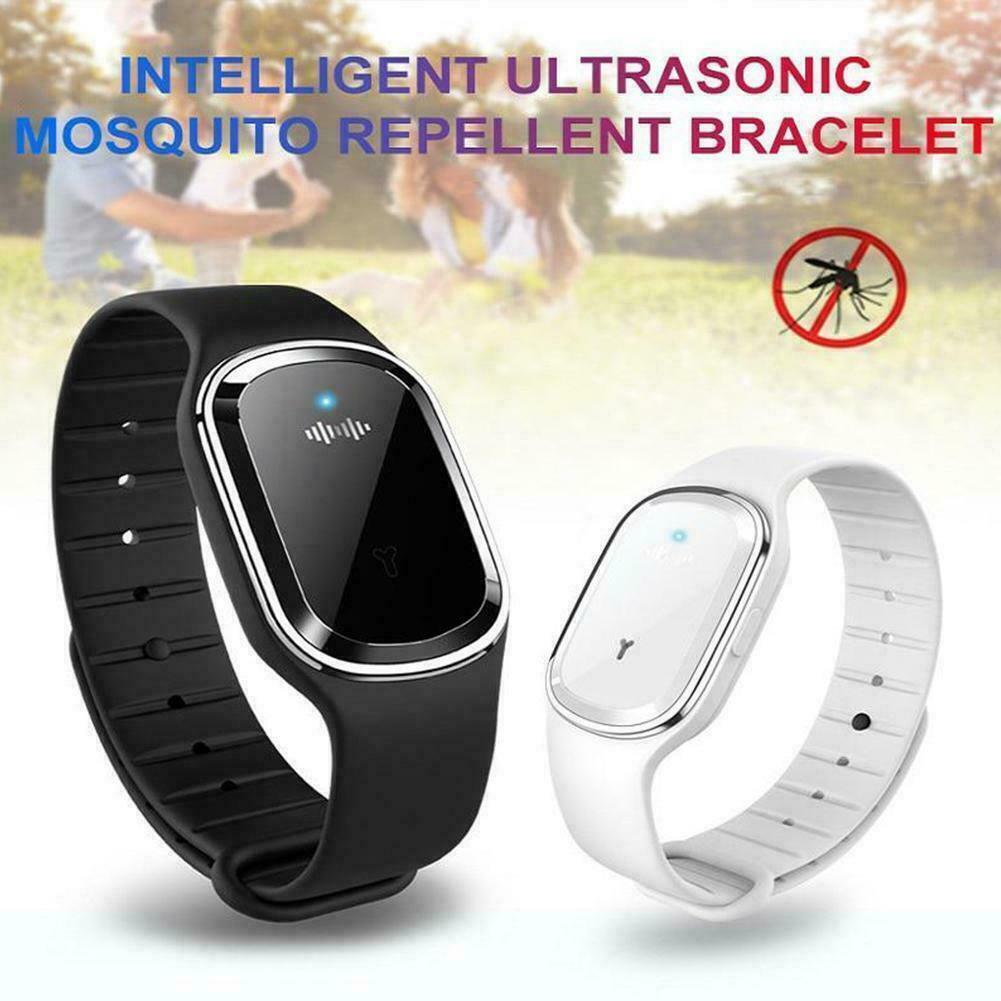 Ultrasonic Anti-Mosquito Insect Pest Bug Repellent Watch Bracelet Wrist Z4T4
