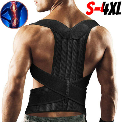 Men and Women Posture Corrector Adjustable Upper Back Brace For Clavicle Support