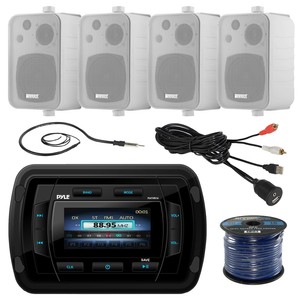 marine electronics box with speakers
