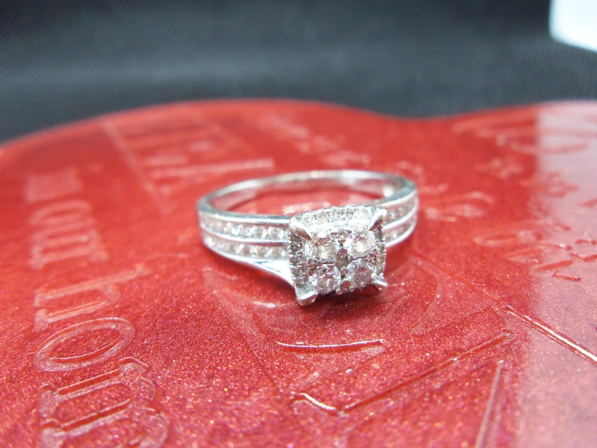 10k White Zales Engagement Ring Sets ON SALE- Zales 1/2 CTTW Multi