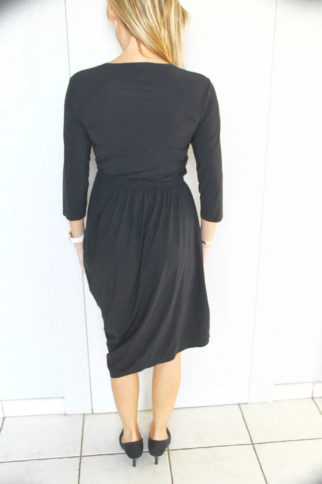 Sexy Vestido Negro M&F GIRBAUD Breeze Catcher Talla 38 * NUEVO CON ETIQUETAS * Valor 480 € Foto 3 de 4
