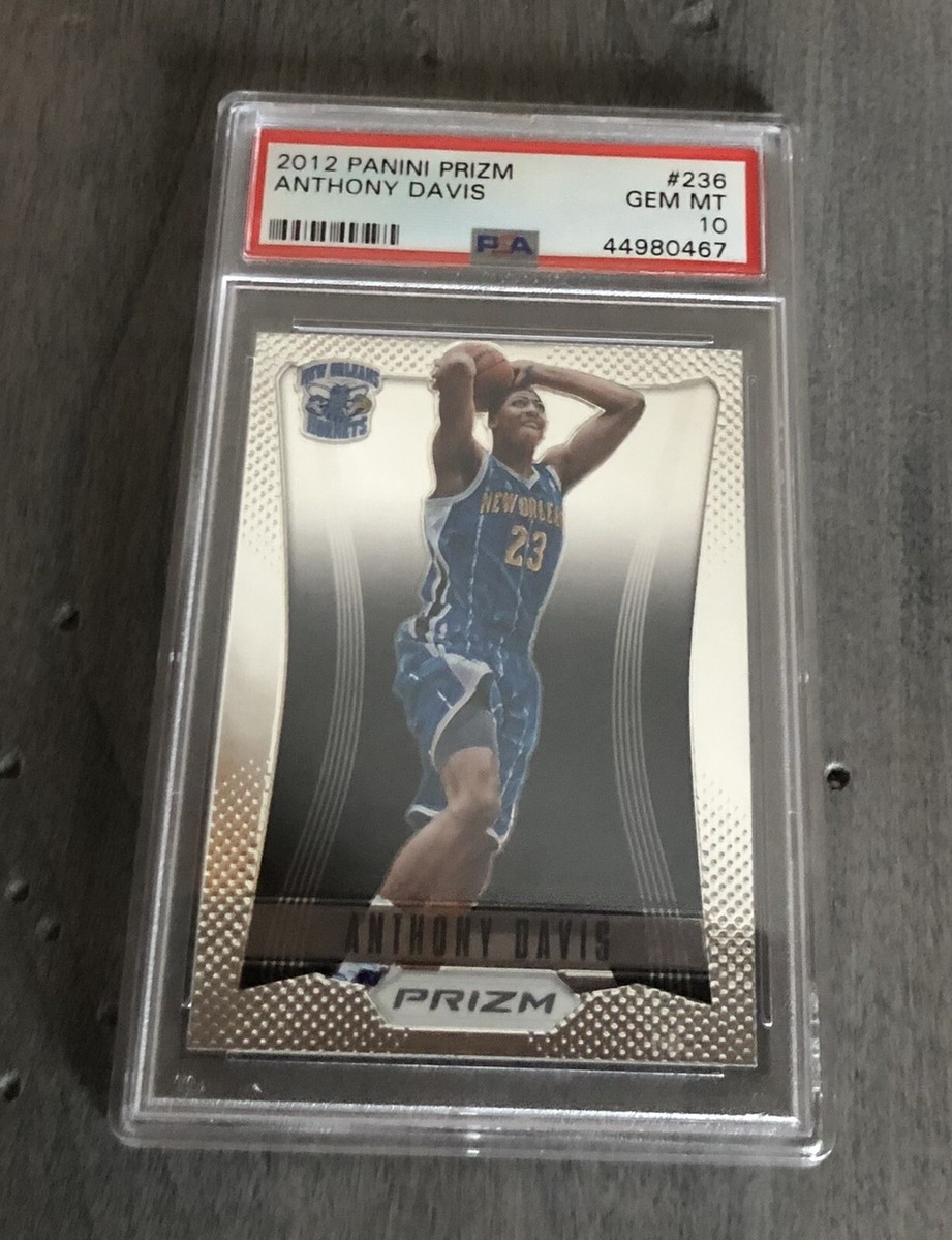 2012-13 Panini Prizm 236 Anthony Davis PSA 10 Gem Mint 🟨🟪 Lakers