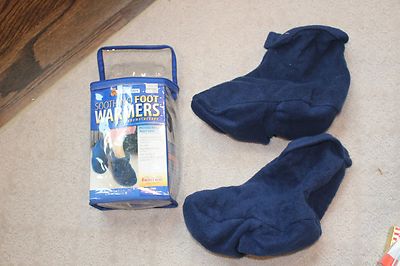 Bed Buddy Soothing Foot Warmers w/ Aromatherpy Slippers Blue Moist Heat  Carex