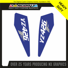 YAMAHA YZF 426 1999-2002 REAR FENDER GRAPHICS DECALS STICKERS MOTOCROSS MX
