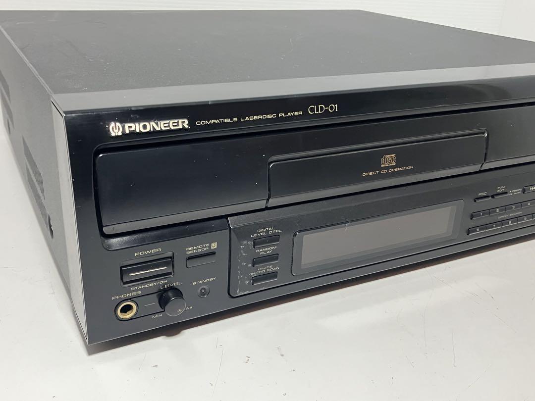 【骨董品？】レーザーディスク PIONEER CLD-Z1 Pioneer CLD-01 Laser Disc Player LD CD Color Black Accessories