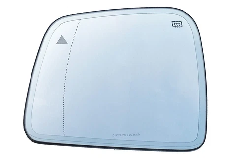 11-20 OEM JEEP DODGE DURANGO LEFT SIDE VIEW MIRROR WIDE ANGLE GLASS AUTO DIM