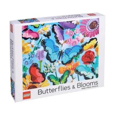 Butterflies & Blooms LEGO 1000 Piece Jigsaw Puzzle Chronicle New