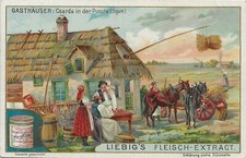 69/615 SAMMELBILD GASTHAUS UNGARN PFERDE LANDWIRTSCHAFT