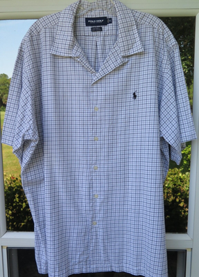 Polo Golf Ralph Lauren Caldwell Mens Cotton Beige Checks