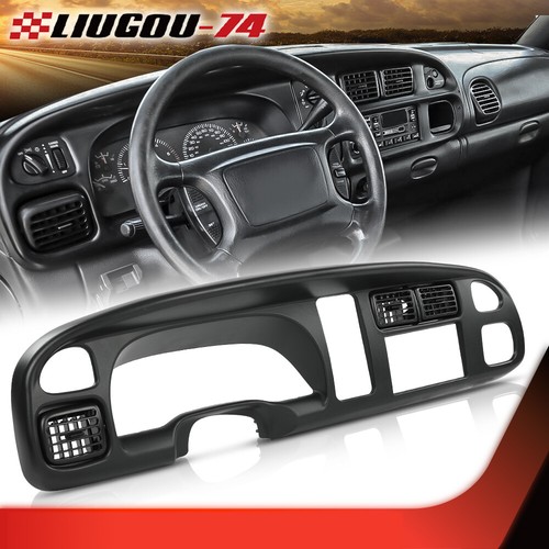 Fit For Dodge Ram 1500 2500 1998-2002 Double Din 2-DIN Complete Dash Kit W/Vents