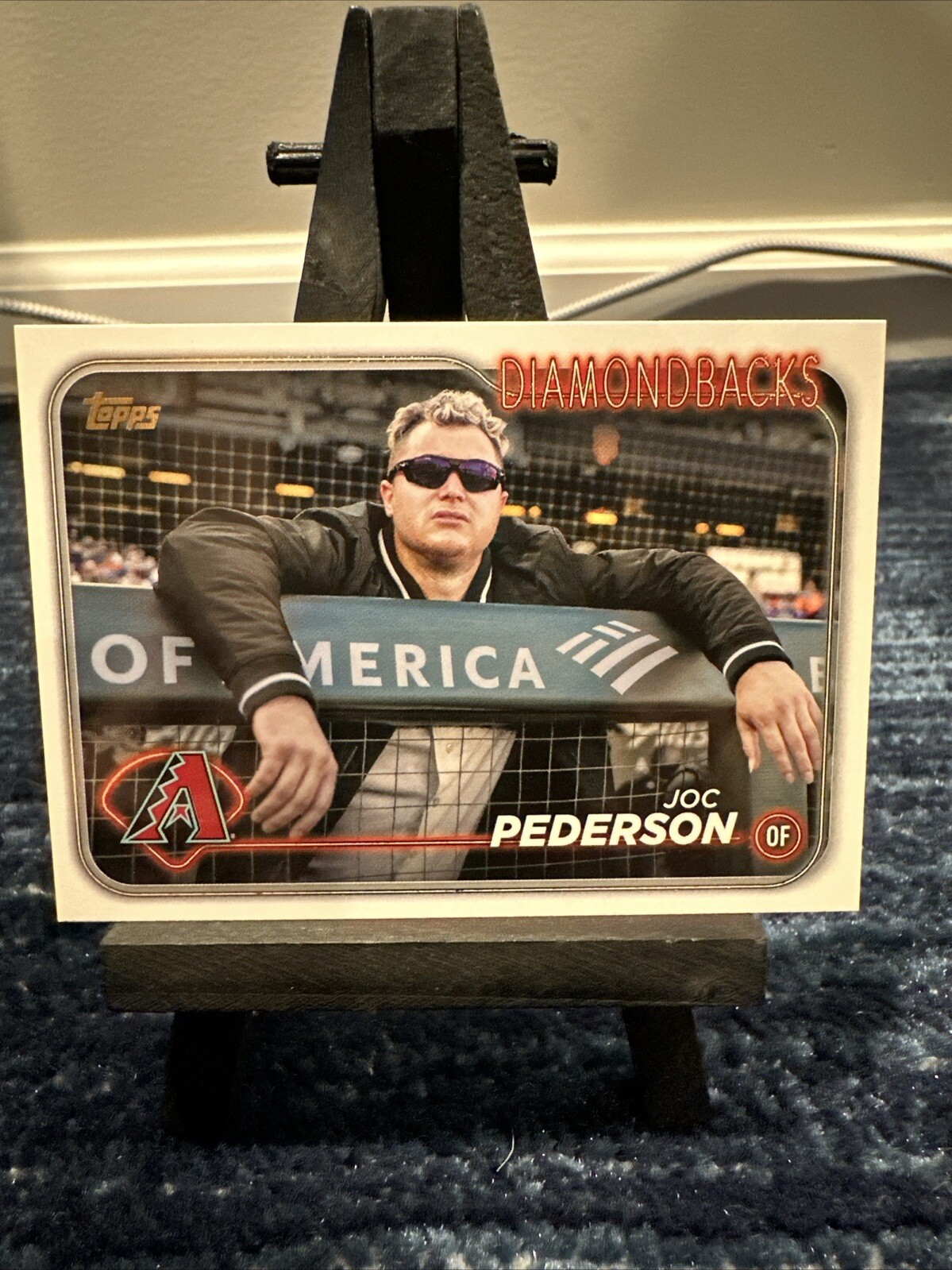 2024 Topps Series 2 Golden Mirror Image Variation 603 Joc Pederson DBacks SSP