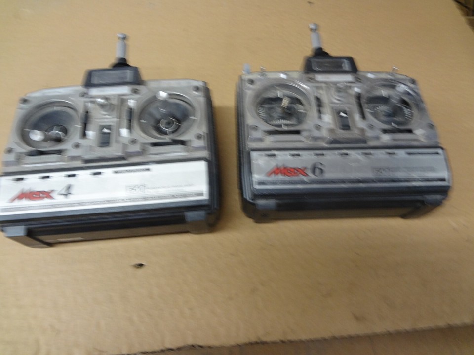 Radio Remote Control Receiver JR AEROBATIC MAX4&6 RADIO REMOTE 6 CHANNEL MULTI CONTROL & Receiver ...