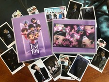 BTS Tiny Tan 2 sided photo albums. Photo card and Sticker included