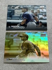 2023 Topps Stadium Club Chrome Gold Refractor #65 Wander Franco + base MLB Rays