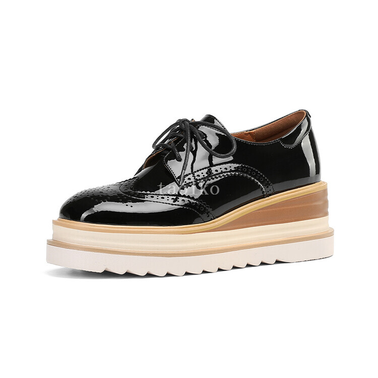 Platform Brogues Wedge Heel Brogues Wedge Heel Creepers Lace Up