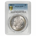 1884S Morgan Silver Dollar $1 PCGS AU 55