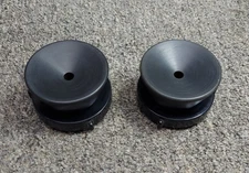 NICE PAIR AMPEX NAB HUB ADAPTER 10.5" FOR 1/4" TAPE