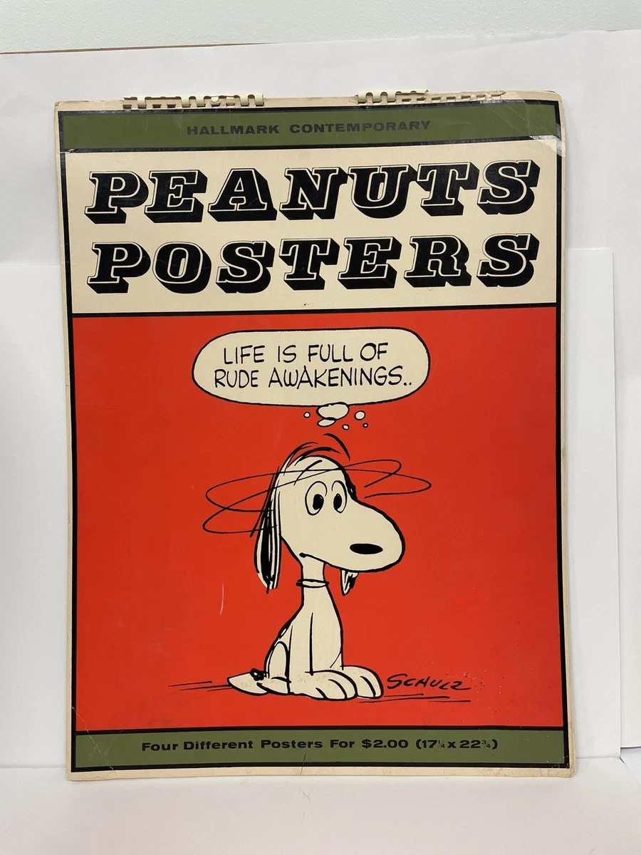 vintage snoopy poster products for sale | eBay