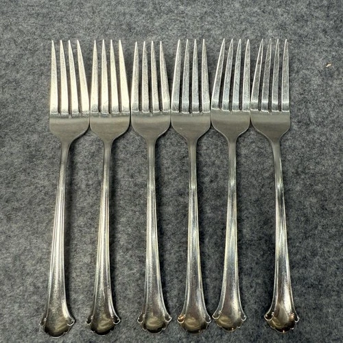 Towle Chippendale Sterling Flatware Set Of 6 Salad Forks