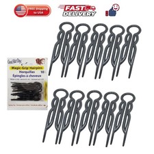 Magic-Grip Hairpins, 10 Styling Updo U-Pins for Strong Hold