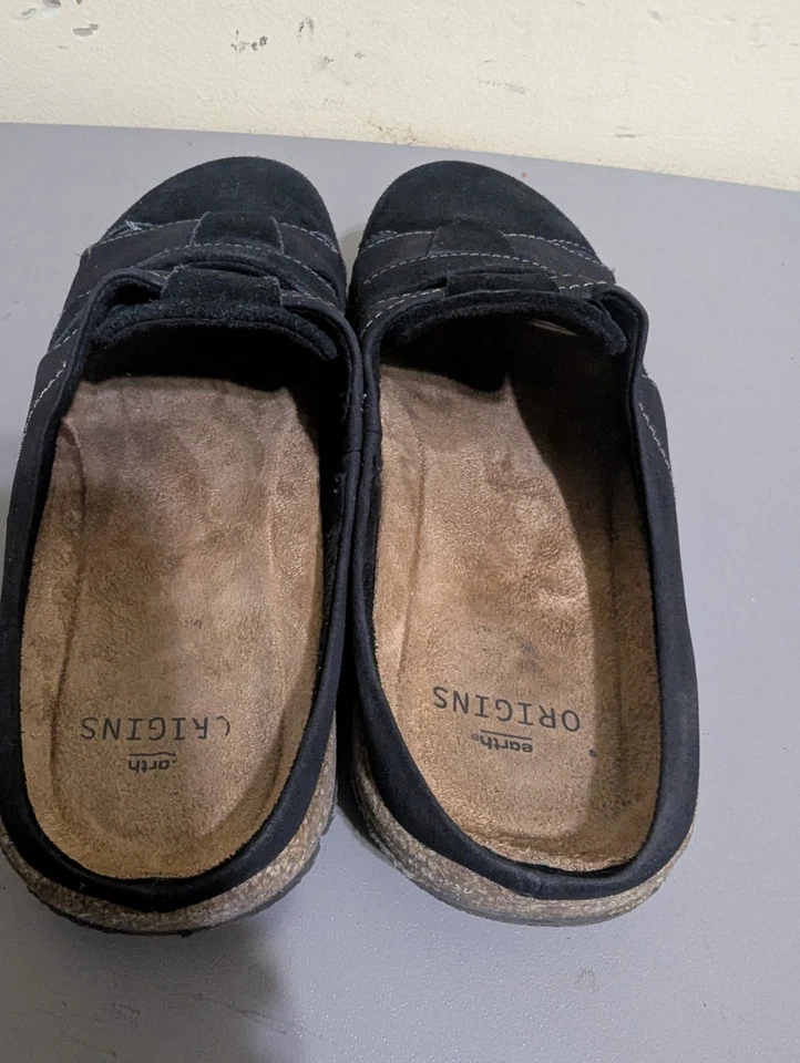 Sandalias Ellery Mules Earth Origins para mujer talla 9M negras. Foto 4 de 4