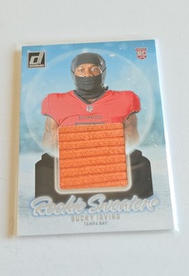 2024 Panini Donruss Rookie Holiday Sweaters Bucky Irving #RHS-BIR (MEM, RC) 12-6