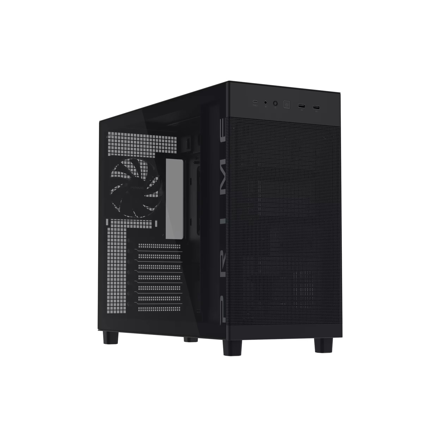 ASUS Prime AP303 Tempered Glass ATX Midi-Tower Gaming Gehuse Schwarz 16790₽