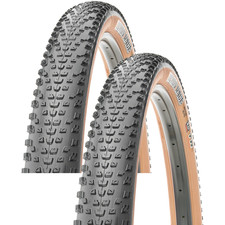 Pack of 2 Maxxis Rekon Race Tire 29 x 2.4 Tubeless Black/Tan Dual EXO